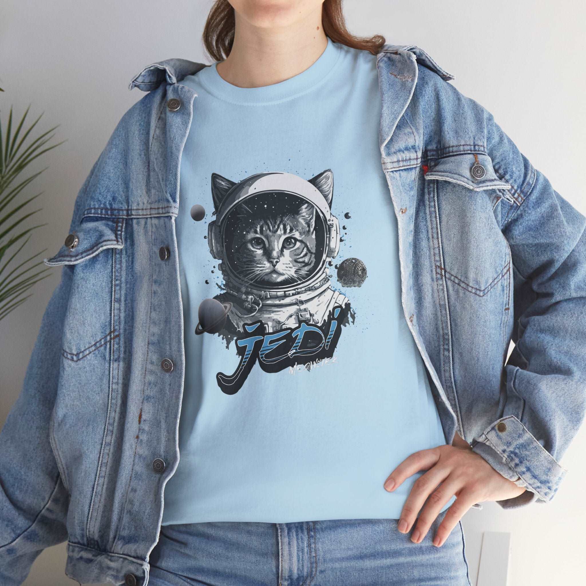 Jedi Meowster Unisex Tee: Purr-fect Force Fashion for Cat Lovers AUS