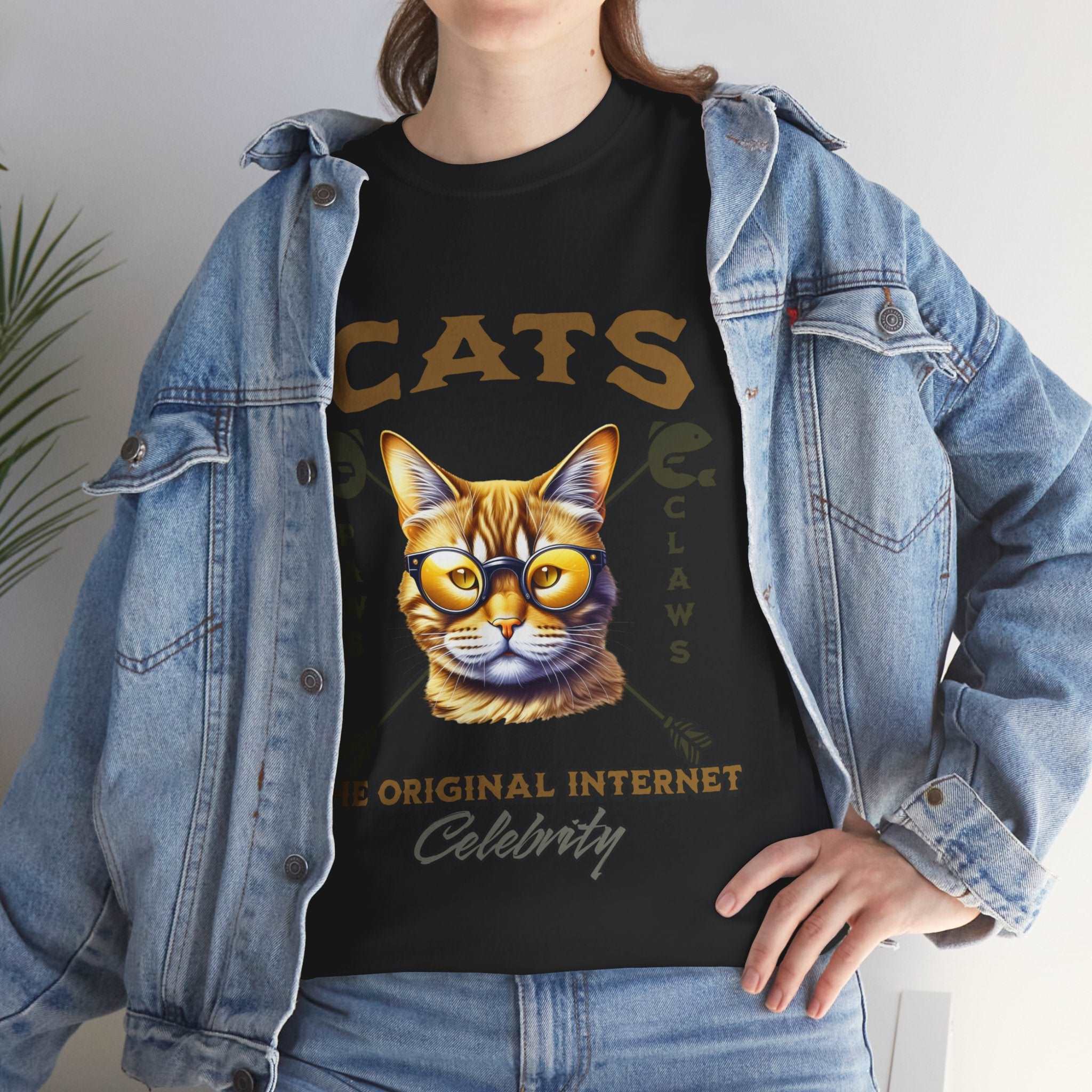 Cat Tee - Pawsitively Iconic Unisex Jersey Short Sleeve Tee AUS