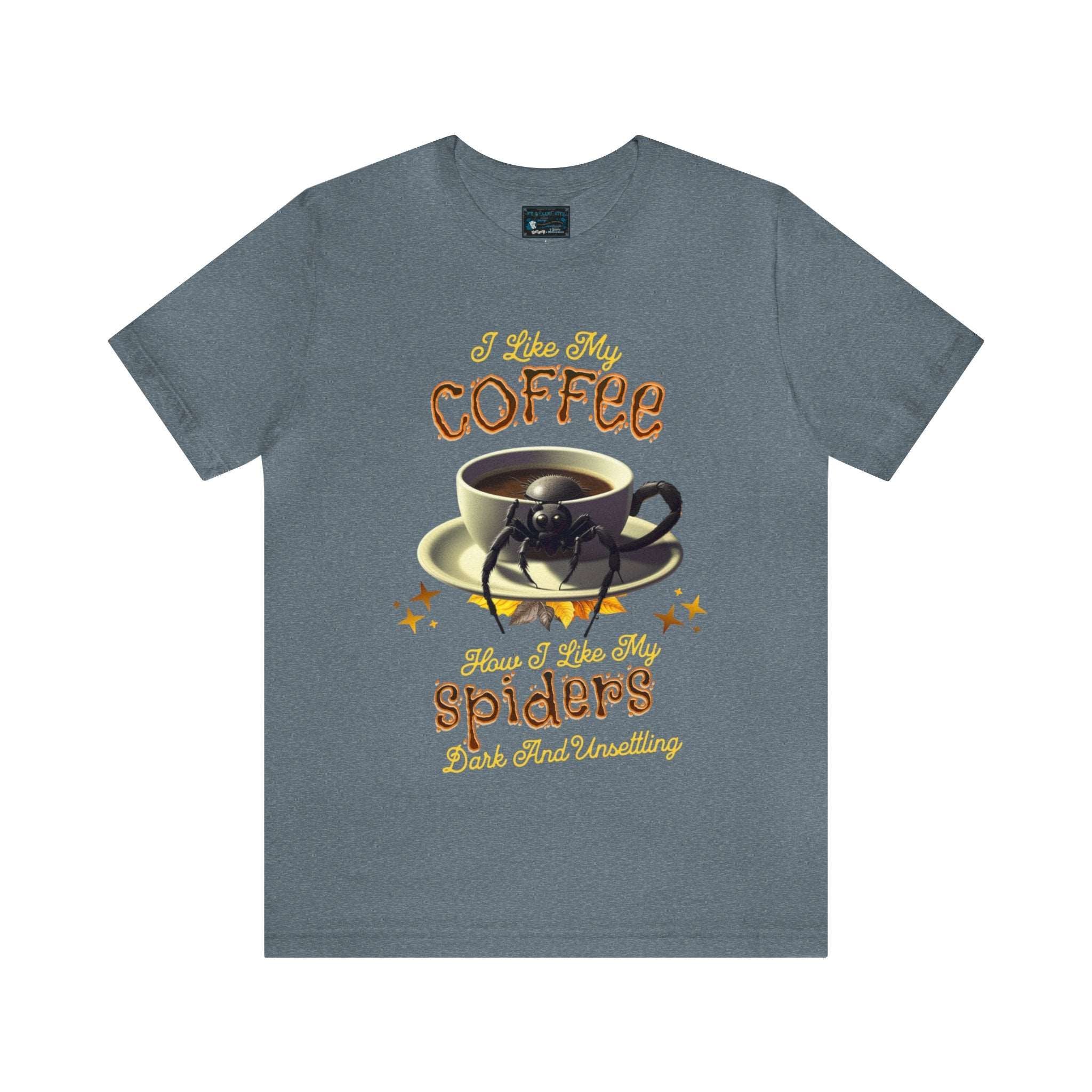 a t - shirt with a cup of coffee on it