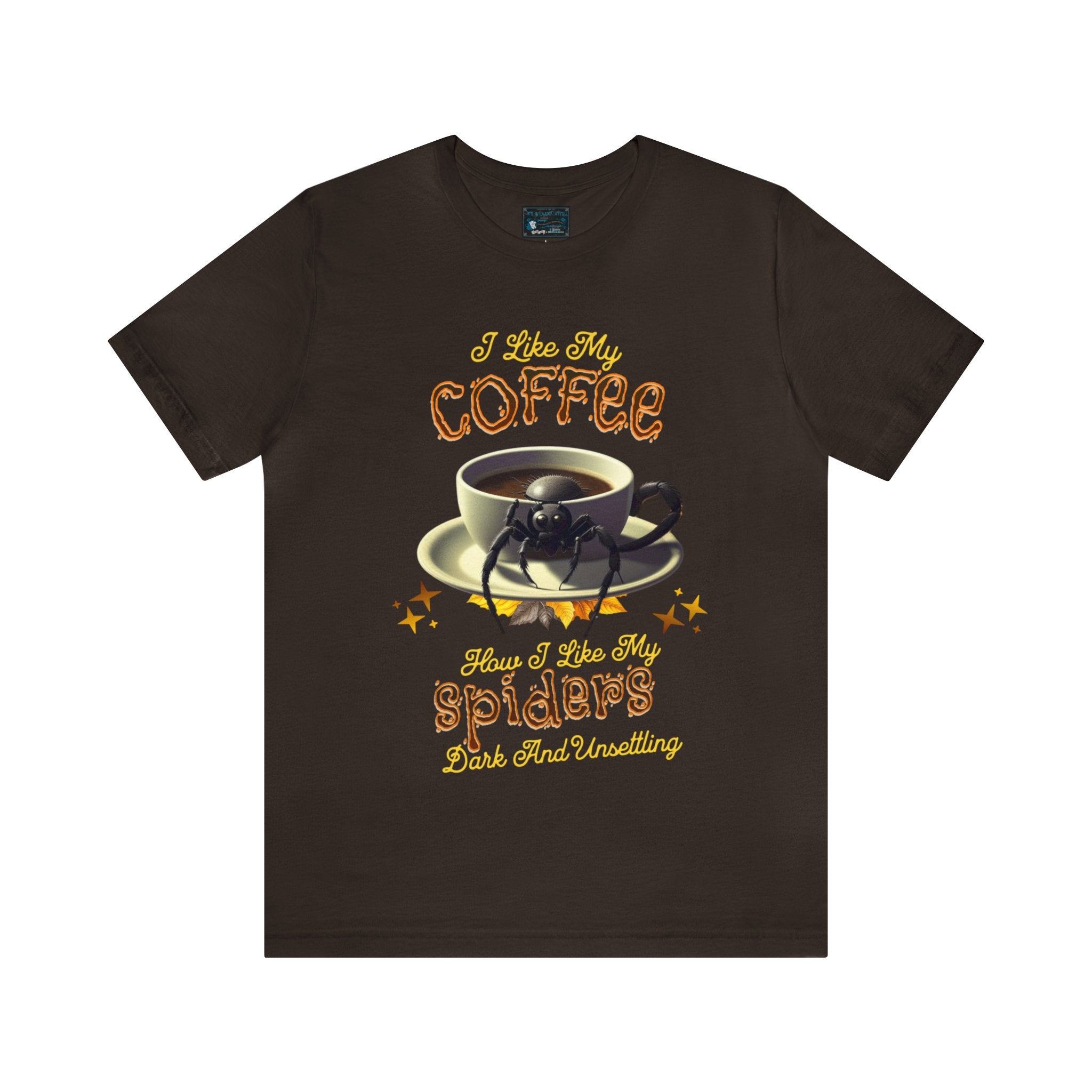 a t - shirt with a cup of coffee on it