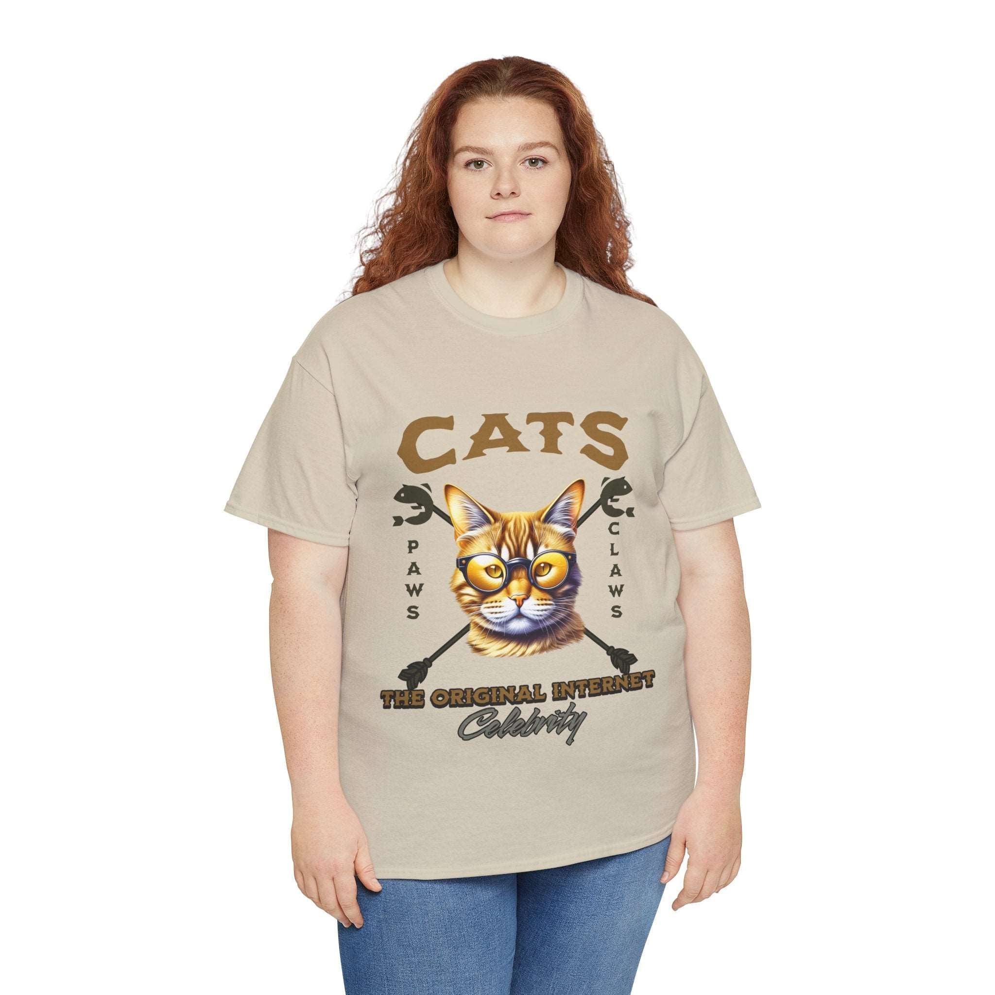 Cat Tee - Pawsitively Iconic Unisex Jersey Short Sleeve Tee AUS