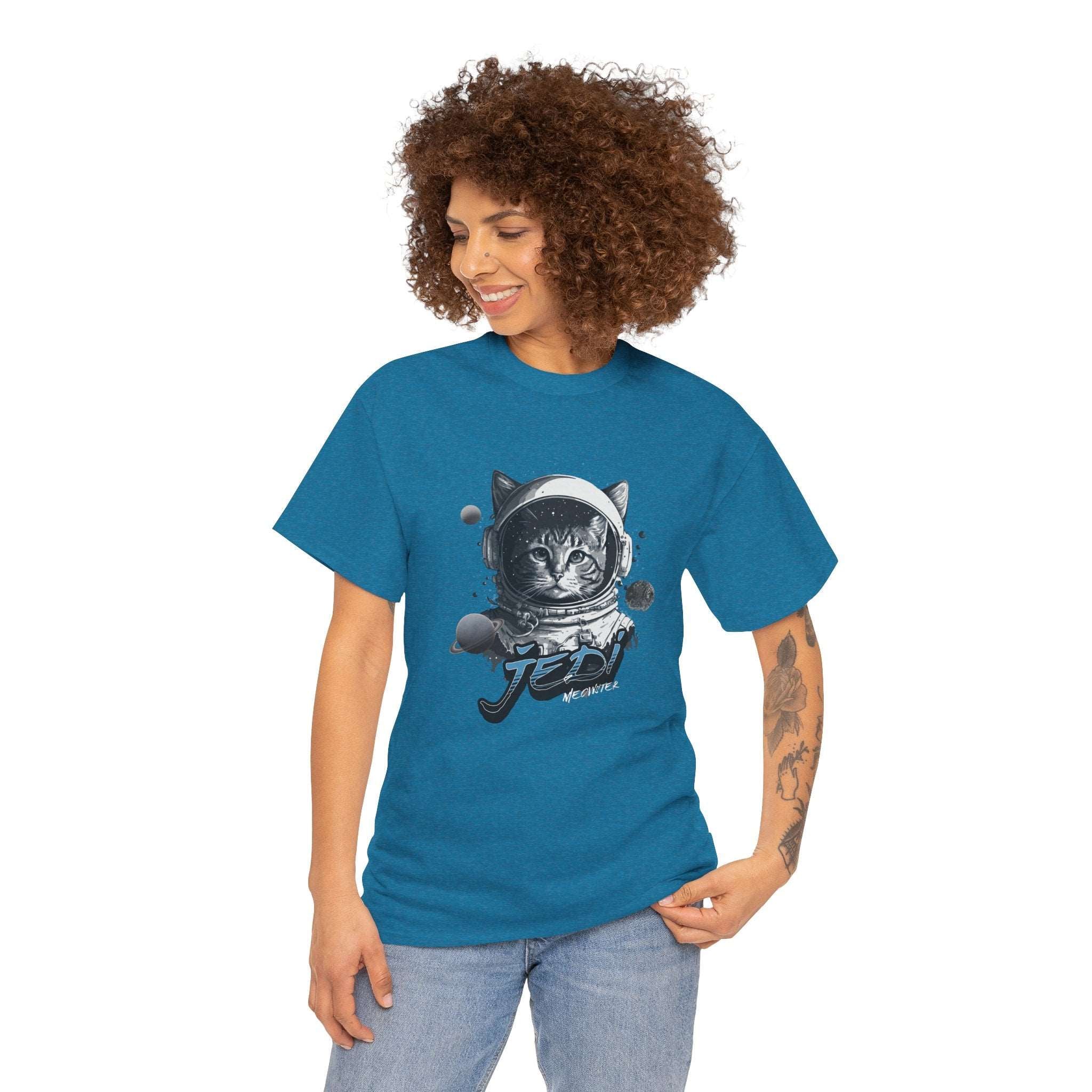 Jedi Meowster Unisex Tee: Purr-fect Force Fashion for Cat Lovers AUS