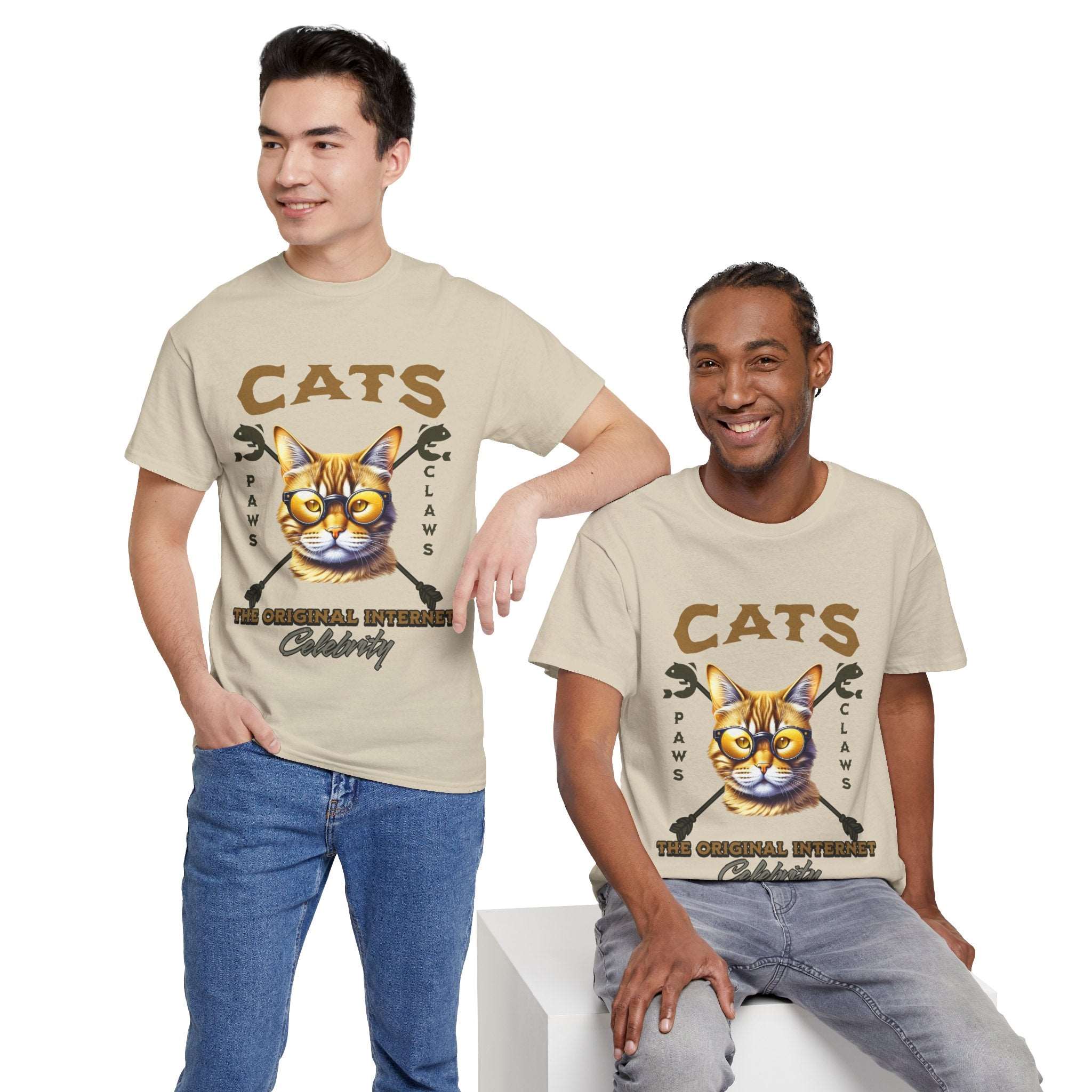 Cat Tee - Pawsitively Iconic Unisex Jersey Short Sleeve Tee AUS