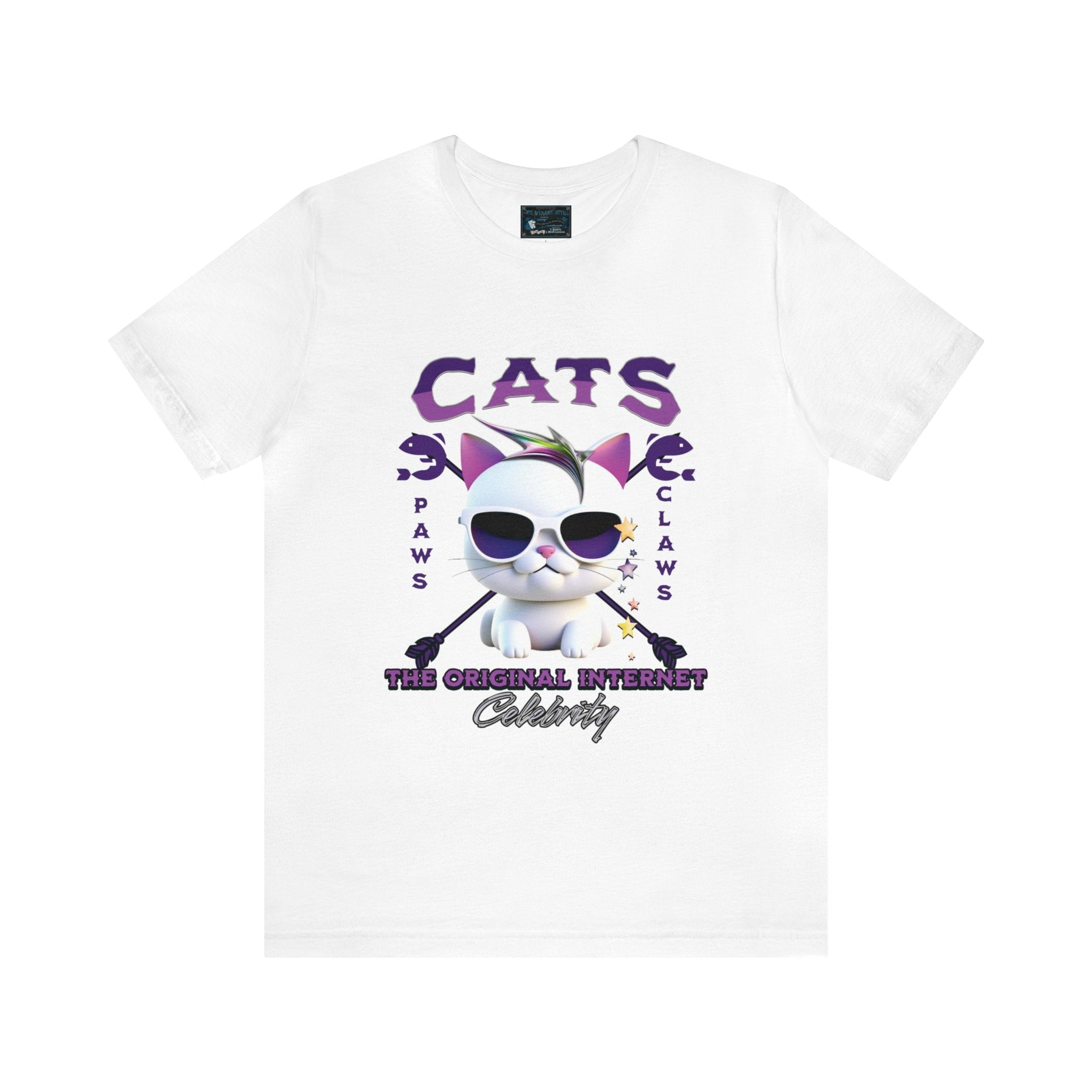 "Cats: The Original Internet Celebrity" Unisex 3 D Cat Tee - Pawsitively Iconic! - MTL Dynamic StylesT-Shirt