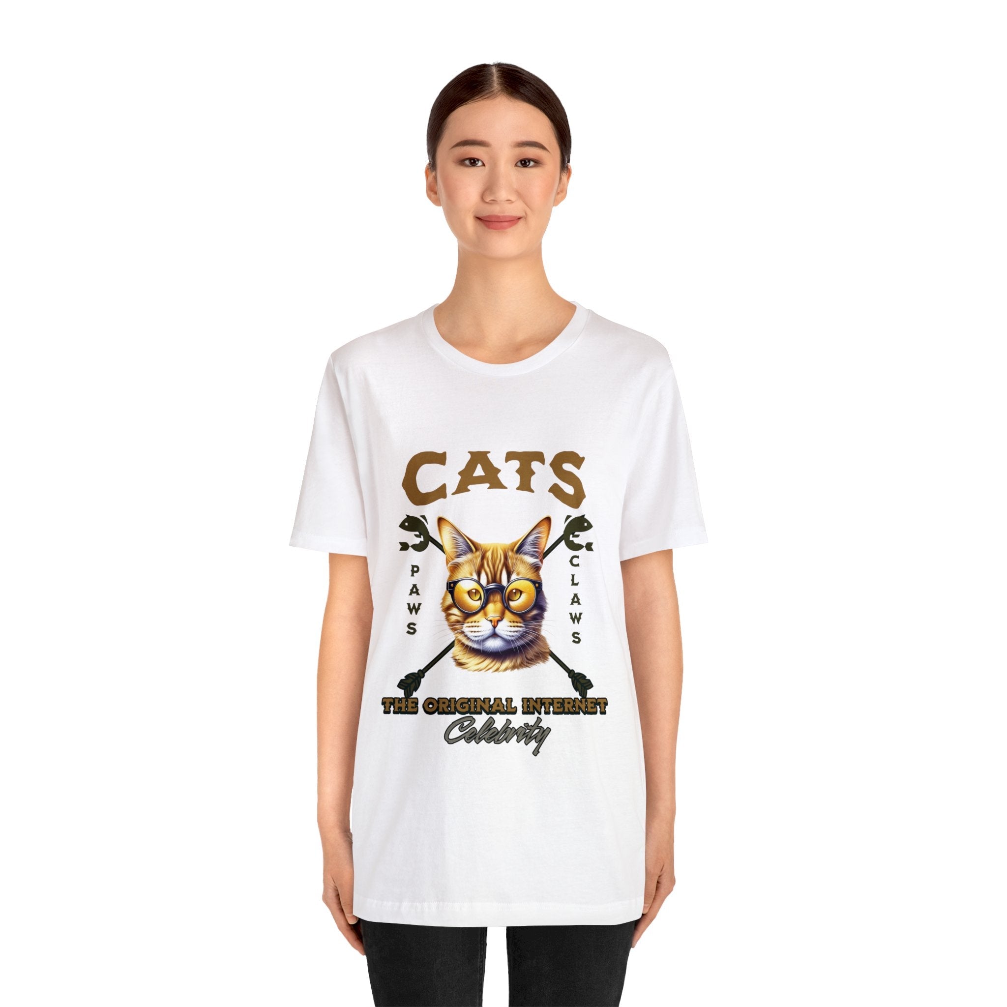"Cats: The Original Internet Celebrity" Unisex Tee - Pawsitively Iconic! - MTL Dynamic StylesT-Shirt