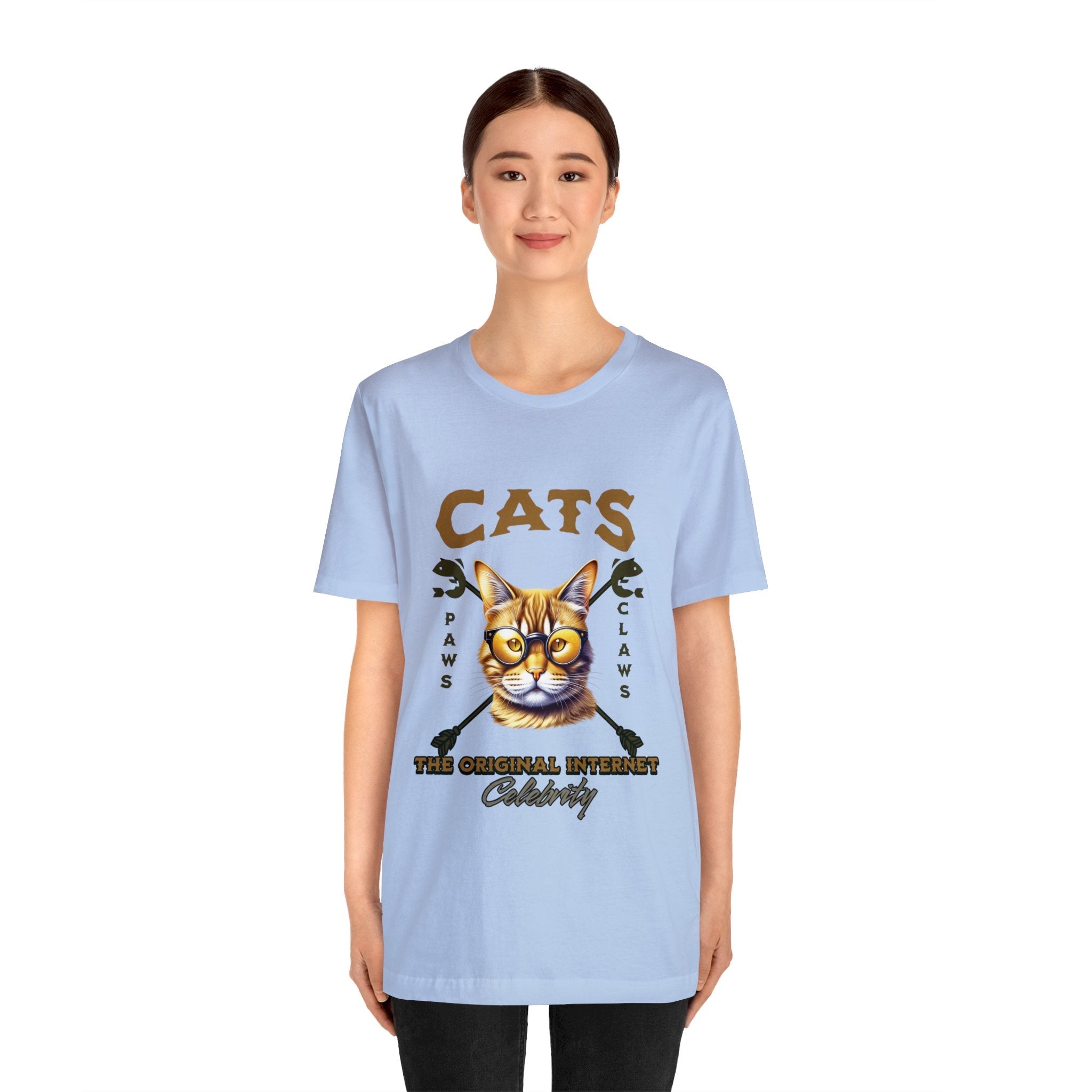 "Cats: The Original Internet Celebrity" Unisex Tee - Pawsitively Iconic! - MTL Dynamic StylesT-Shirt