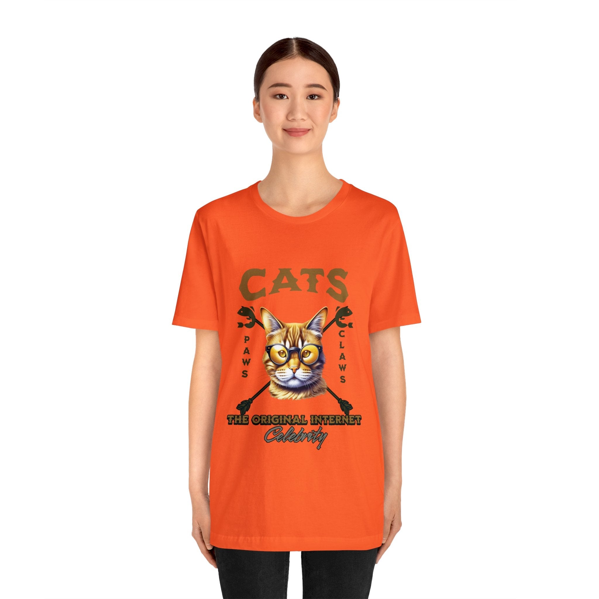 "Cats: The Original Internet Celebrity" Unisex Tee - Pawsitively Iconic! - MTL Dynamic StylesT-Shirt