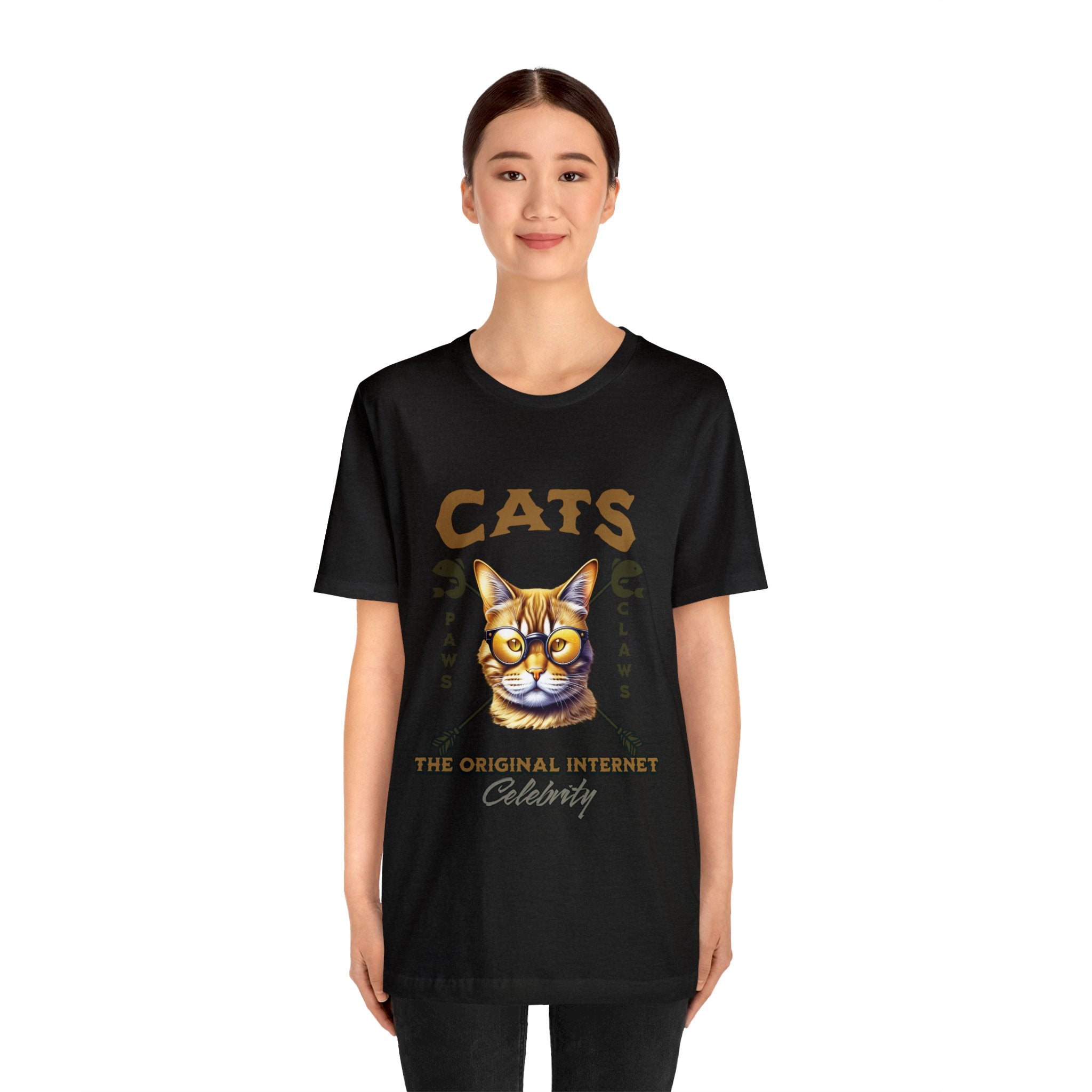 "Cats: The Original Internet Celebrity" Unisex Tee - Pawsitively Iconic! - MTL Dynamic StylesT-Shirt