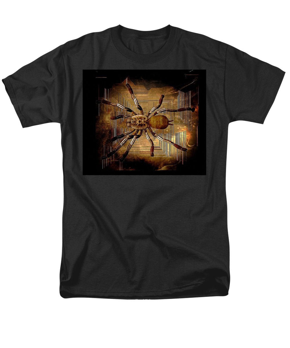 Custom Black and Brown Creepy Spider - Men's T-Shirt (Regular Fit) - MTL Dynamic StylesMen's T-Shirt (Regular Fit)