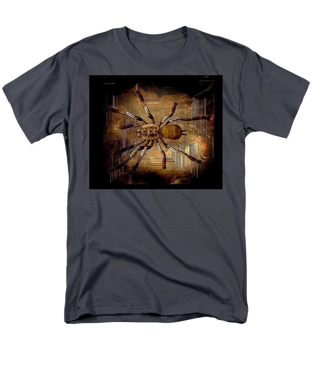 Custom Black and Brown Creepy Spider - Men's T-Shirt (Regular Fit) - MTL Dynamic StylesMen's T-Shirt (Regular Fit)