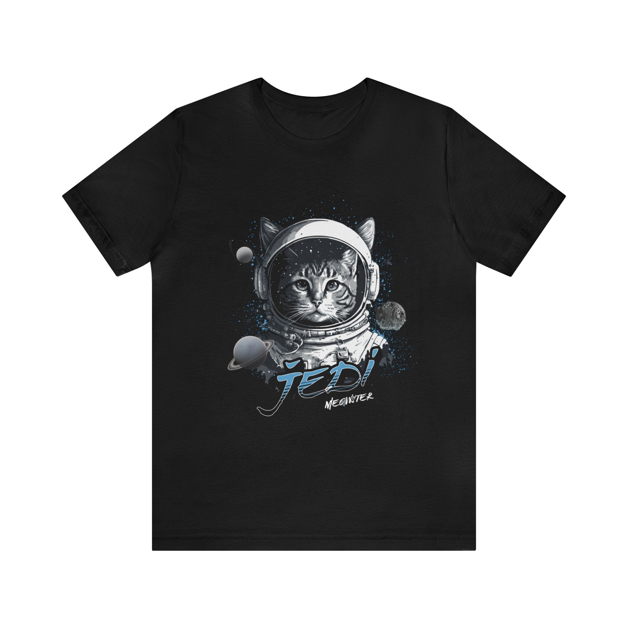 Jedi Meowster Unisex Tee: Purr-fect Force Fashion for Cat Lovers - MTL Dynamic StylesT-Shirt